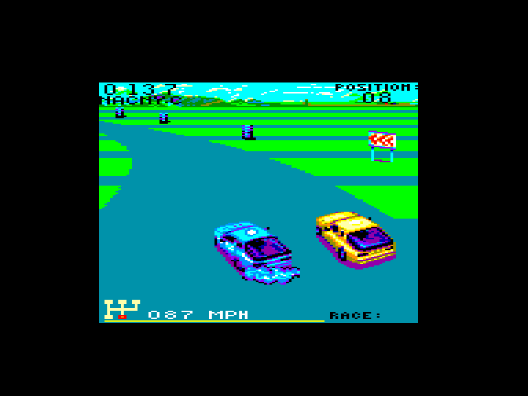 screenshot of the Amstrad CPC game Turbo Cup by GameBase CPC