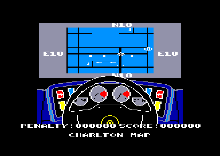 screenshot of the Amstrad CPC game Turbo Esprit by GameBase CPC