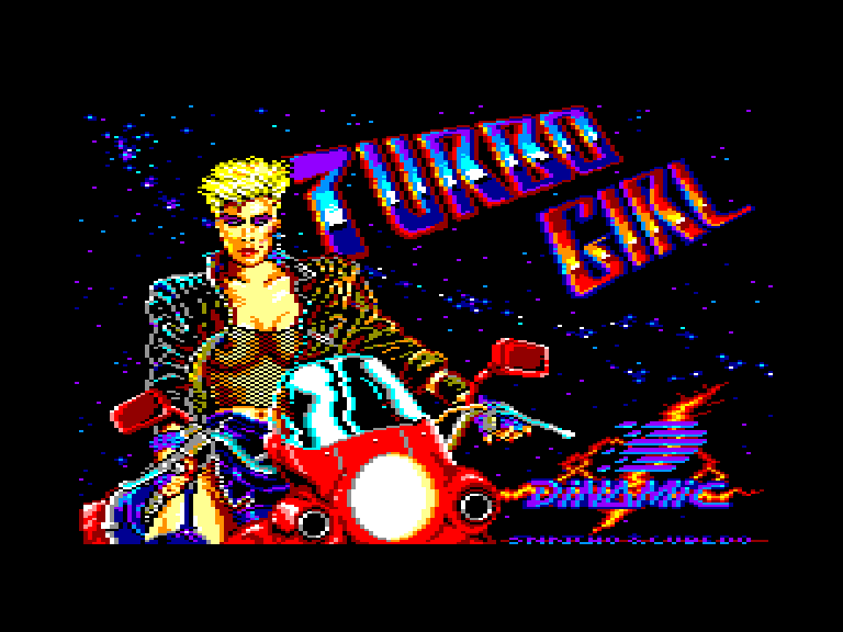 screenshot of the Amstrad CPC game Turbo Girl by GameBase CPC