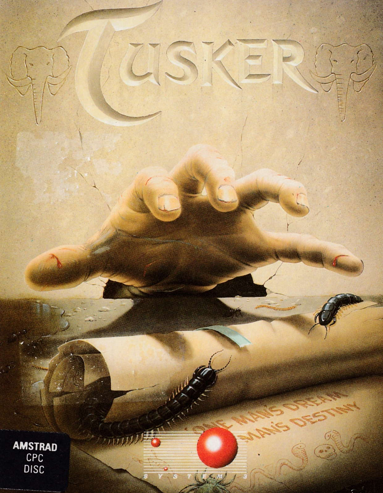 cover of the Amstrad CPC game Tusker  by GameBase CPC