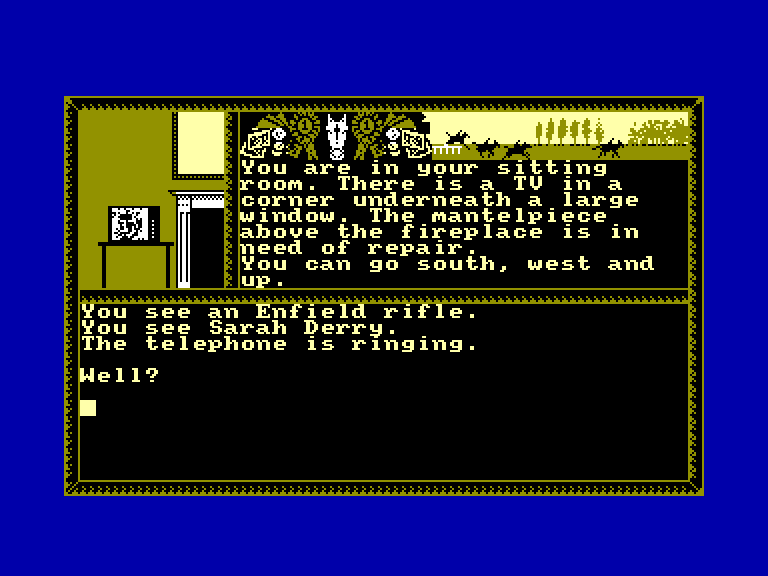 screenshot of the Amstrad CPC game Twice shy by GameBase CPC