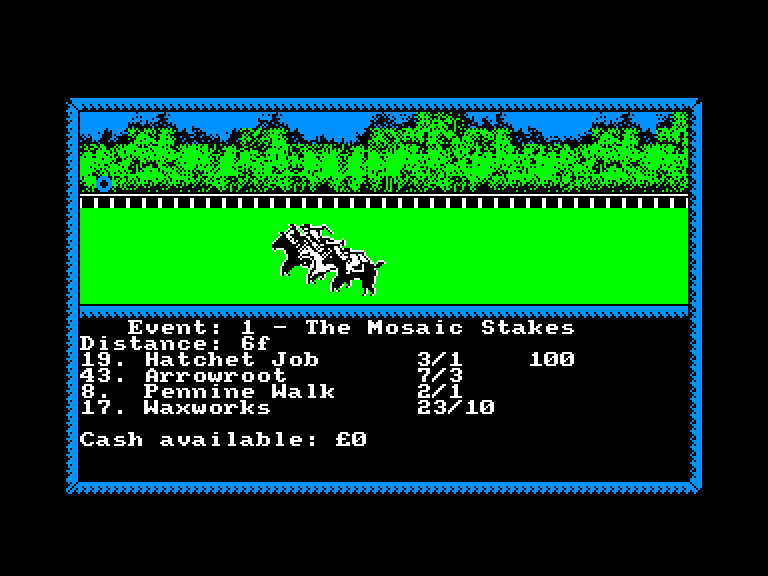 screenshot of the Amstrad CPC game Twice shy by GameBase CPC