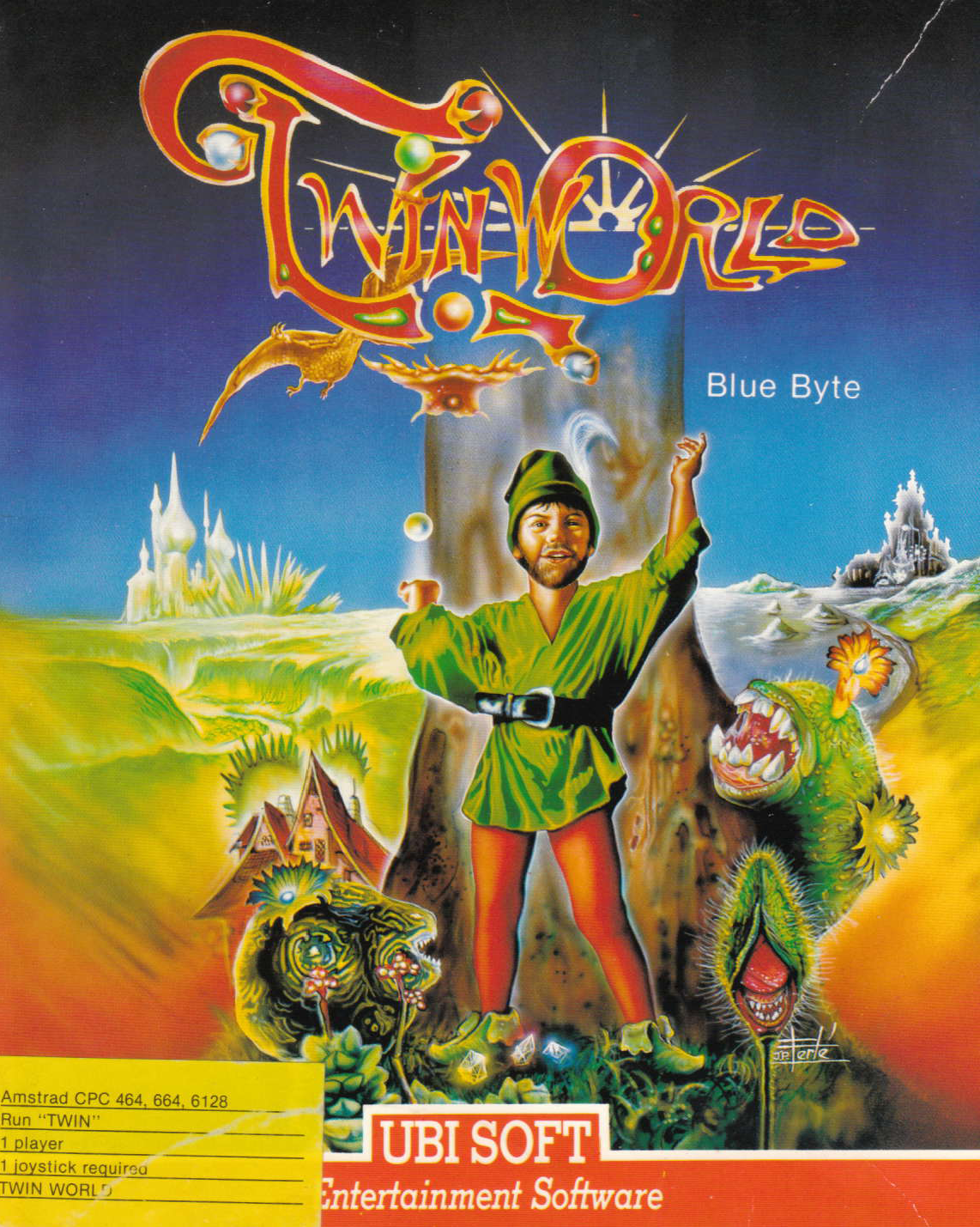 cover of the Amstrad CPC game Twinworld  by GameBase CPC