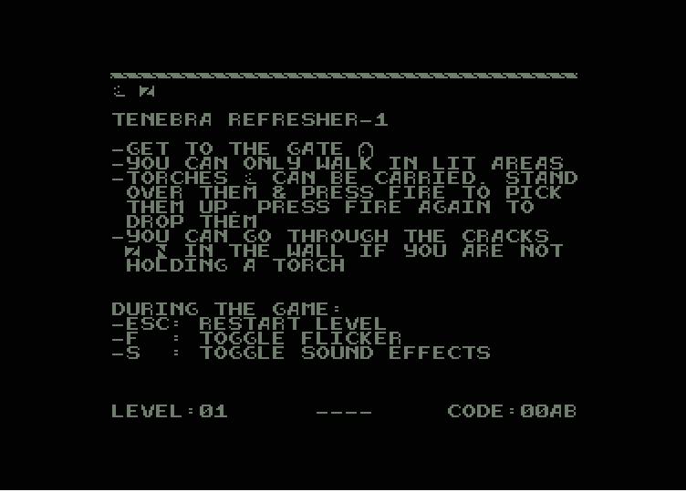 instructions de Tenebra 2 par Hapo