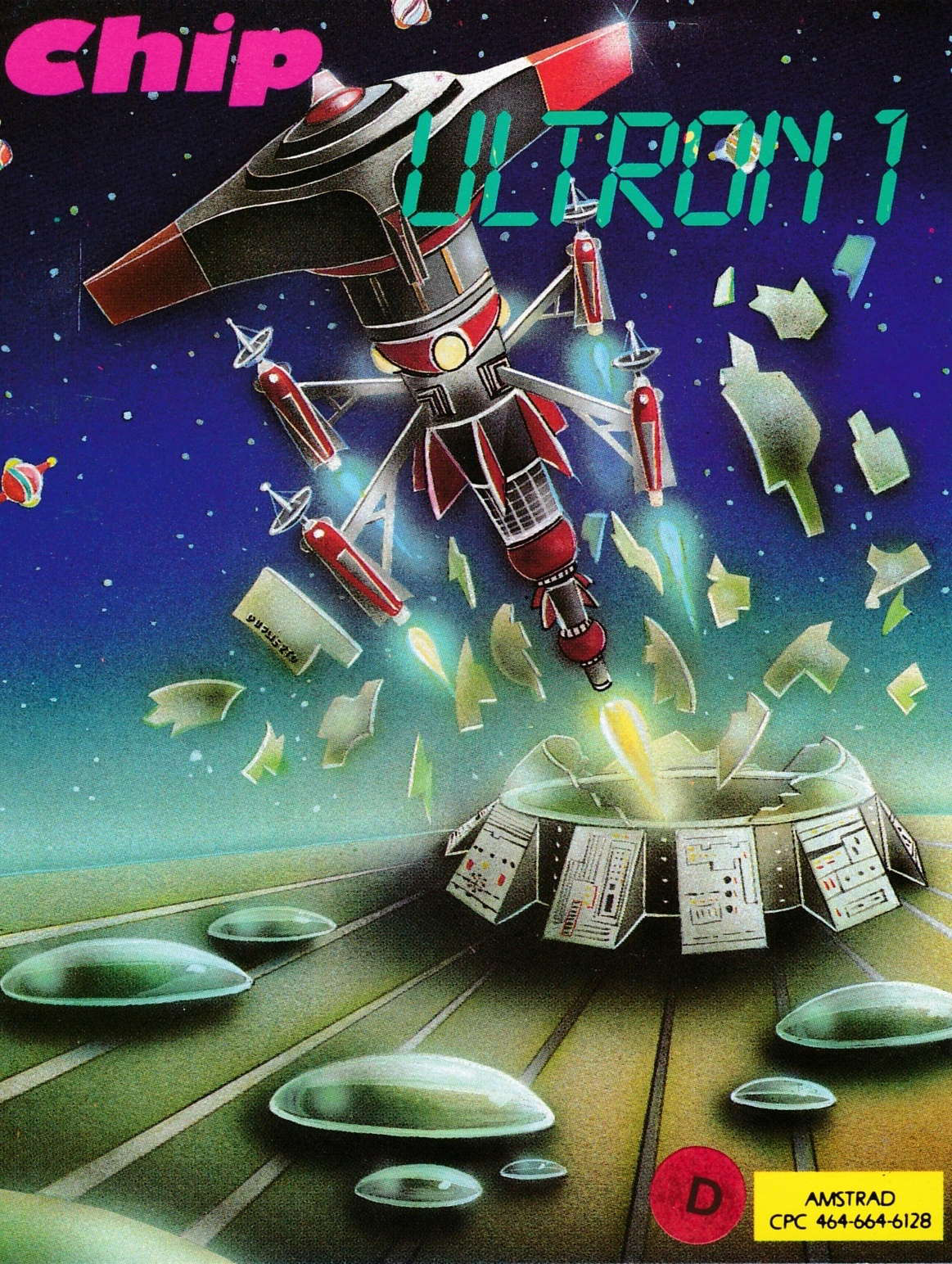 cover of the Amstrad CPC game Ultron 1  by GameBase CPC