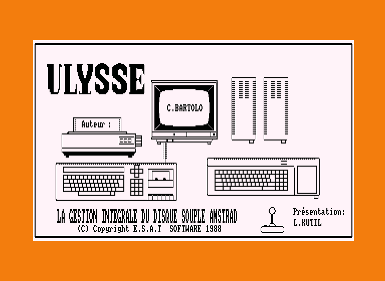 screenshot of the Amstrad CPC game Ulysse by GameBase CPC