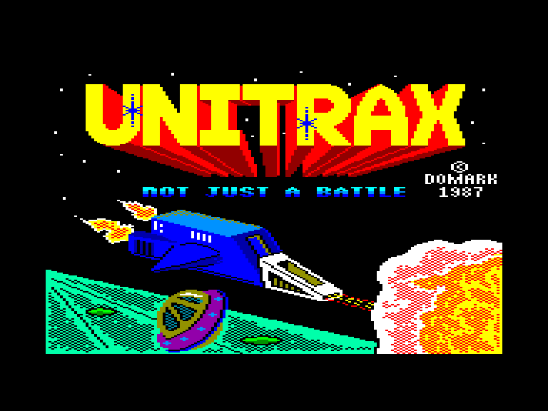 screenshot of the Amstrad CPC game Unitrax by GameBase CPC