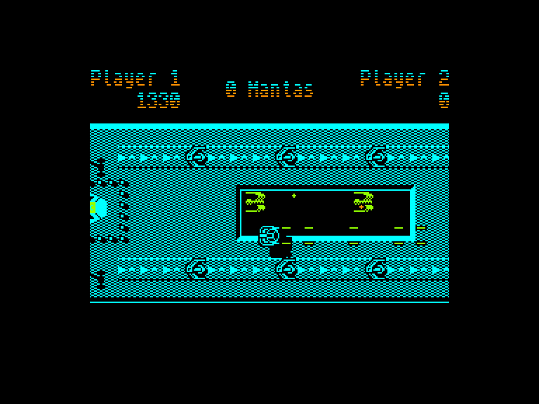 screenshot of the Amstrad CPC game Uridium by GameBase CPC
