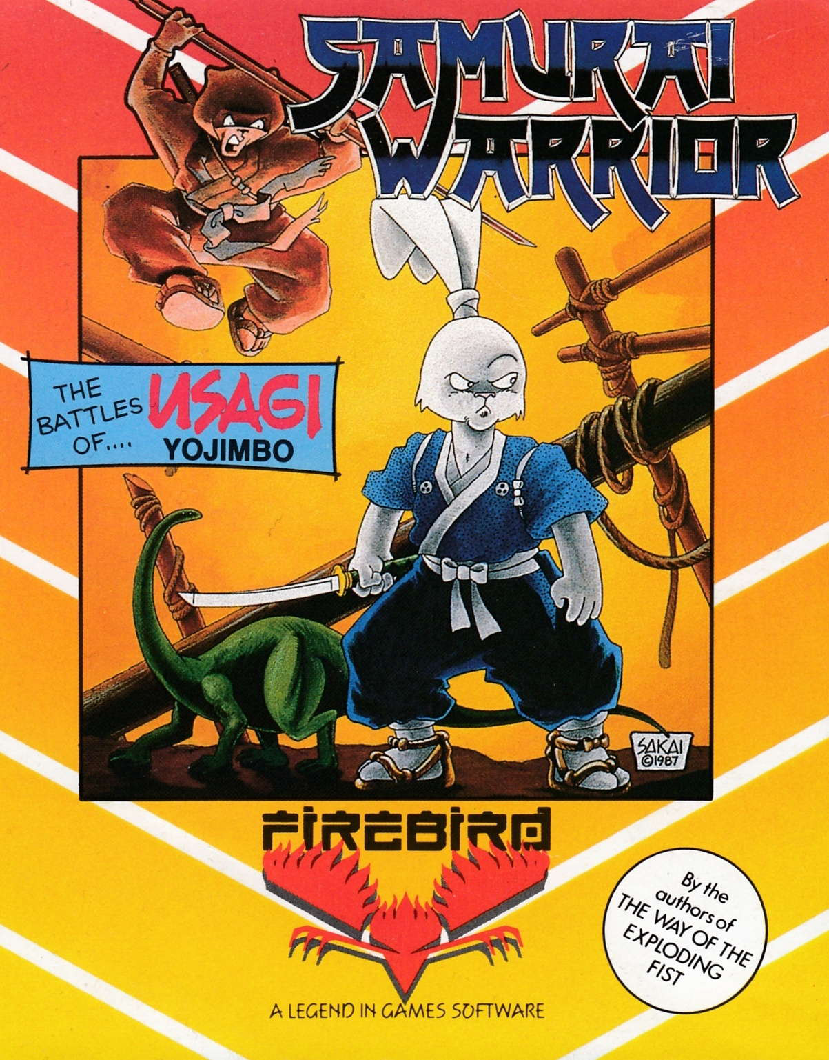 screenshot of the Amstrad CPC game Usagi yojimbo by GameBase CPC