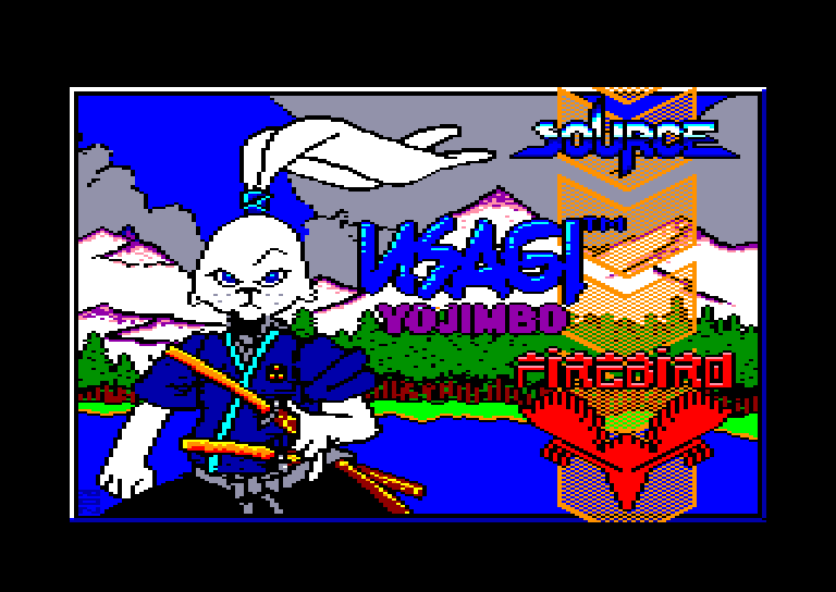 screenshot of the Amstrad CPC game Usagi yojimbo by GameBase CPC