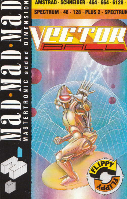 screenshot of the Amstrad CPC game Vector ball by GameBase CPC