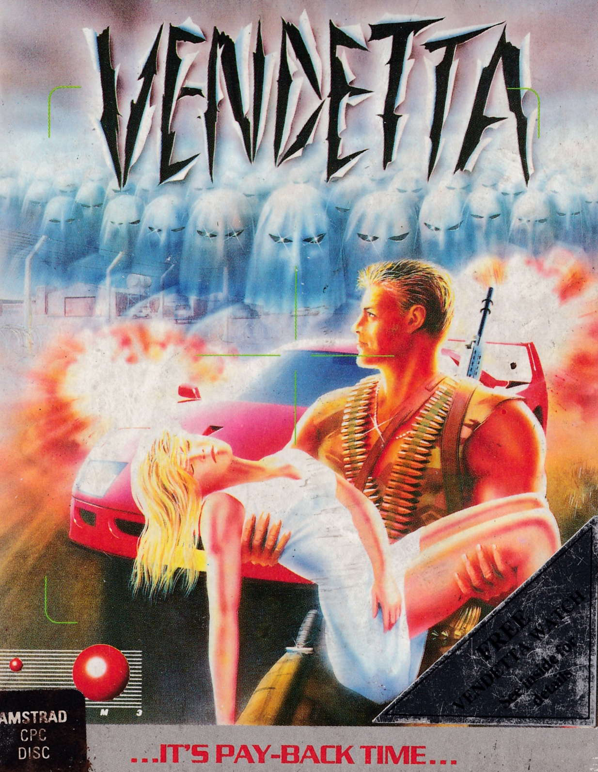 screenshot of the Amstrad CPC game Vendetta by GameBase CPC