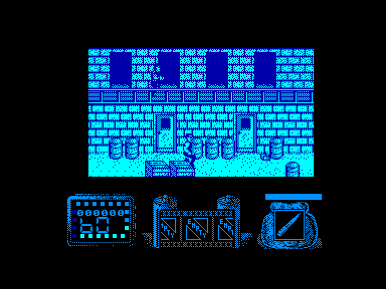 screenshot of the Amstrad CPC game Vendetta by GameBase CPC