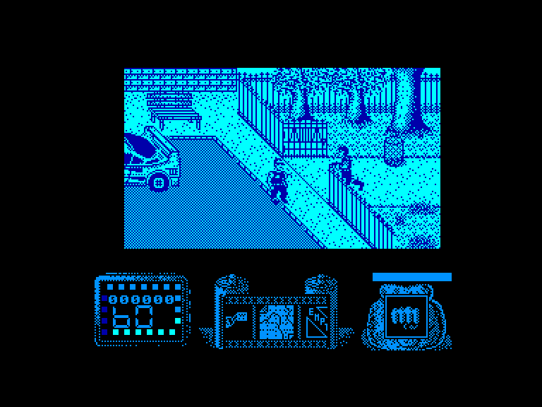 screenshot of the Amstrad CPC game Vendetta by GameBase CPC