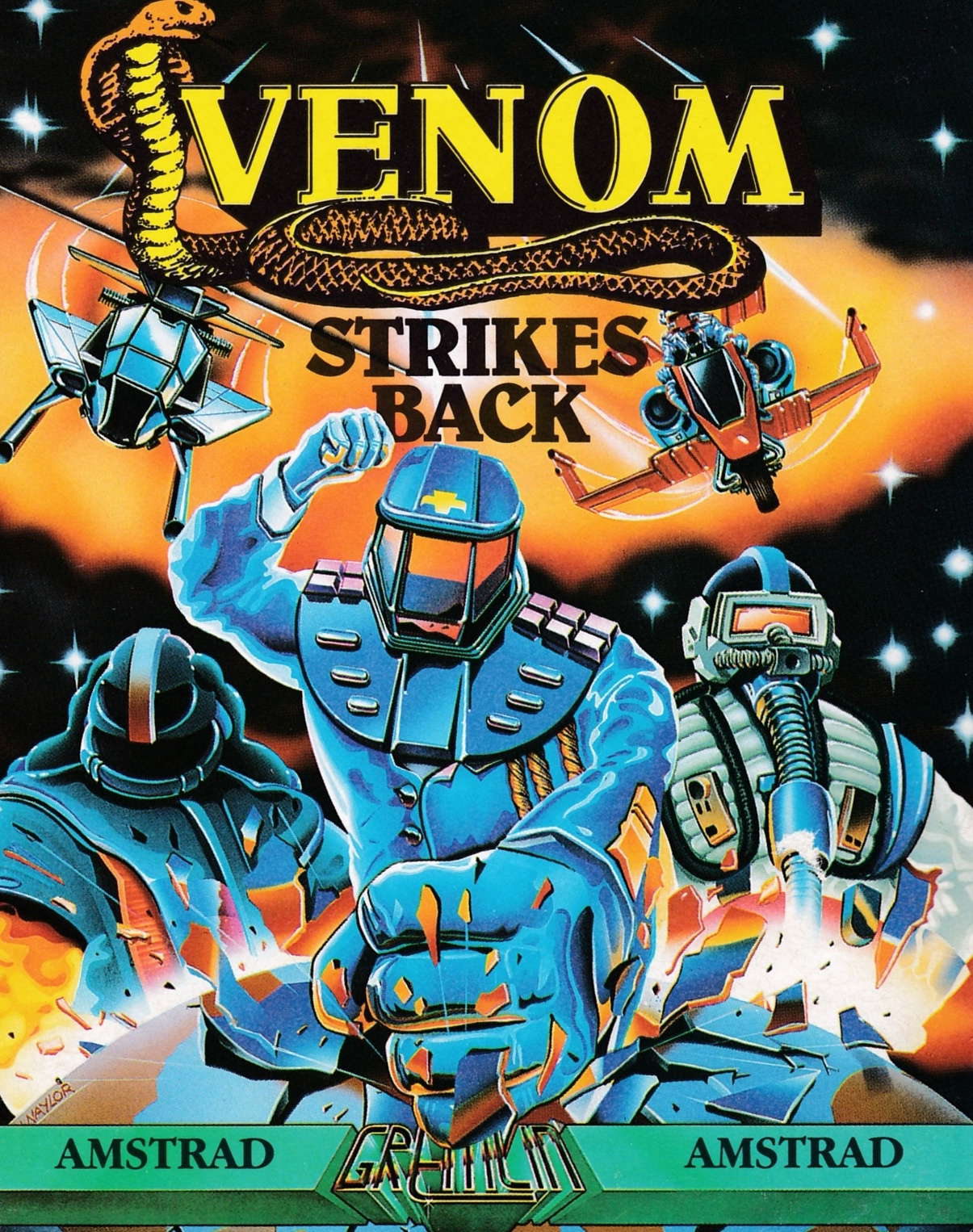 cover of the Amstrad CPC game Venom Strikes Back  by GameBase CPC