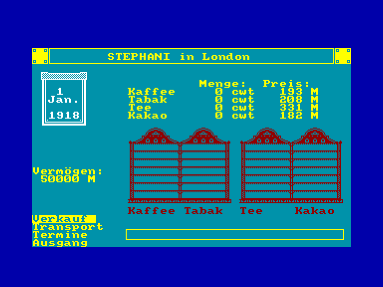 screenshot of the Amstrad CPC game Vermeer by GameBase CPC
