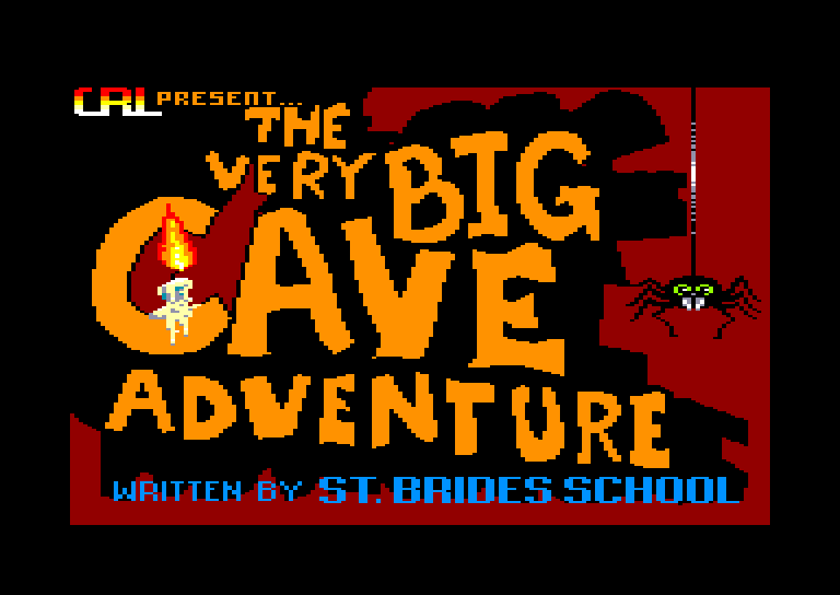 screenshot of the Amstrad CPC game Very big cave adventure (the) by GameBase CPC