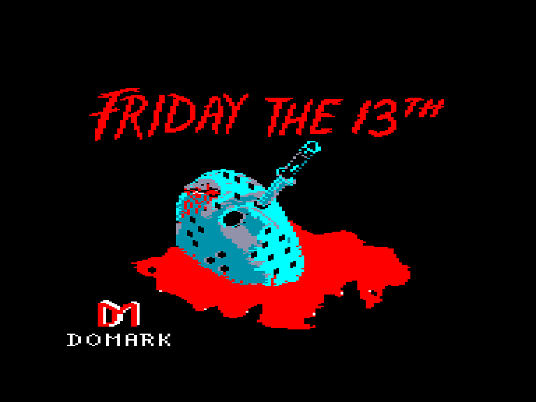 screenshot of the Amstrad CPC game Friday the 13th by GameBase CPC