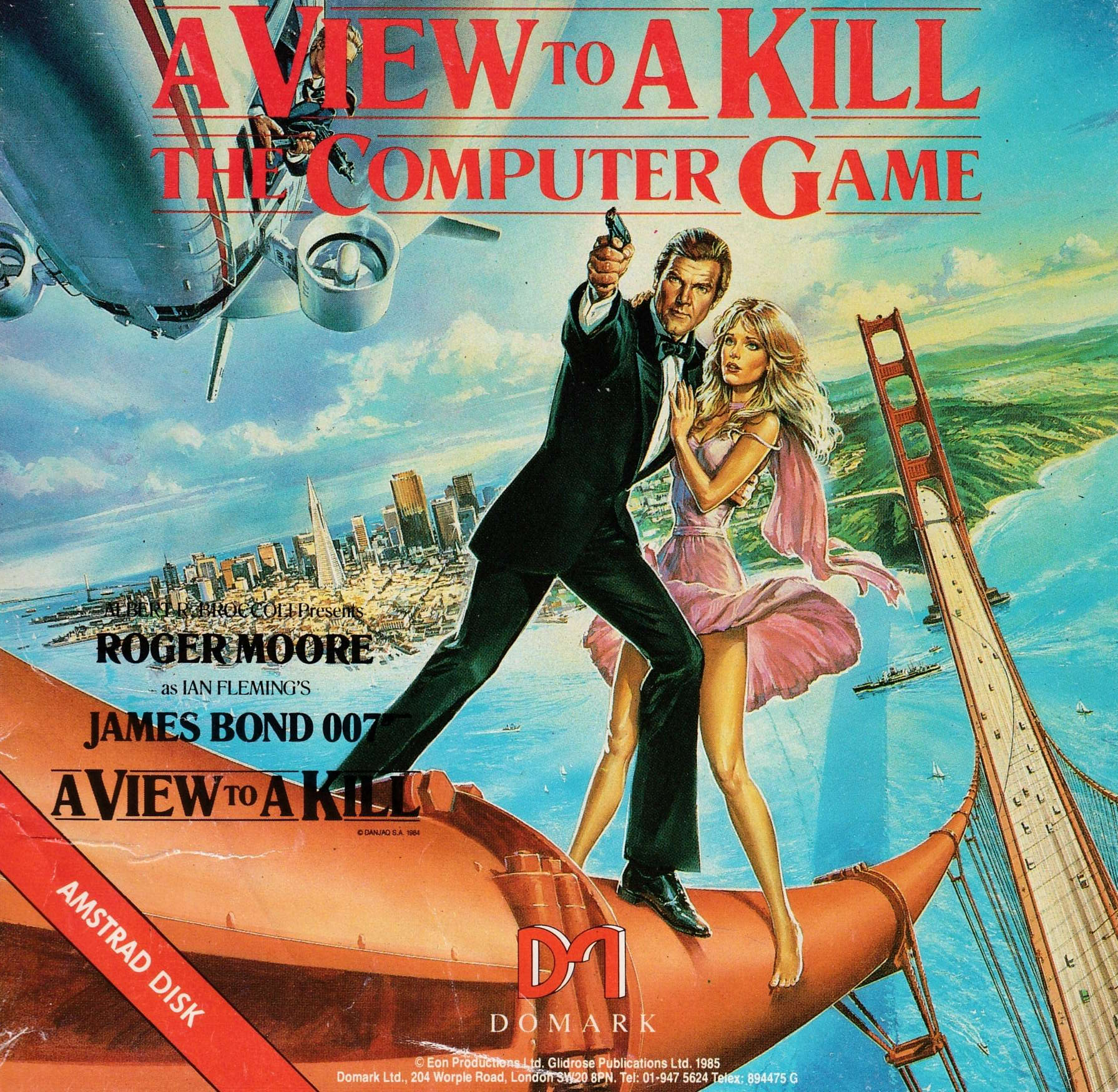 screenshot of the Amstrad CPC game View to a Kill (a) by GameBase CPC