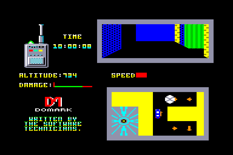 screenshot of the Amstrad CPC game View to a Kill (a) by GameBase CPC