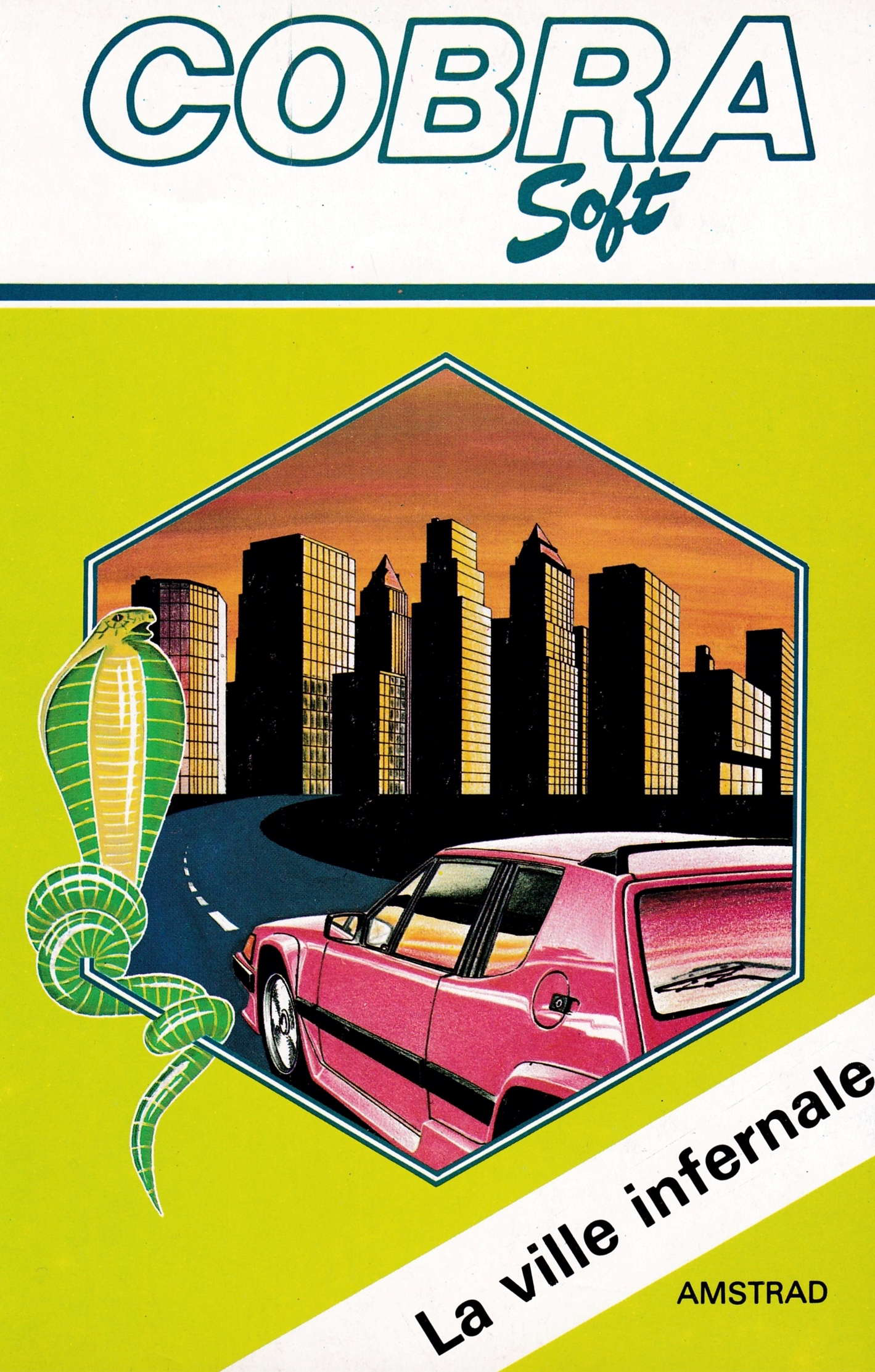 screenshot of the Amstrad CPC game Ville infernale (la) by GameBase CPC