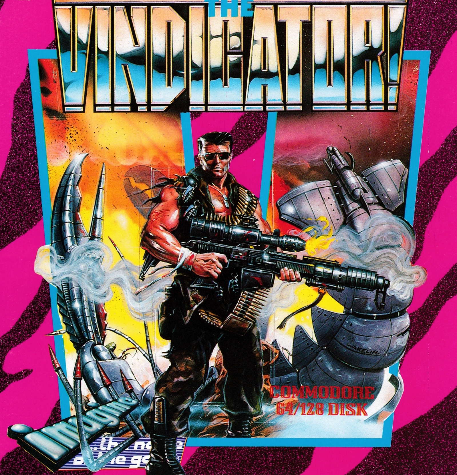 screenshot of the Amstrad CPC game Vindicator (the) by GameBase CPC