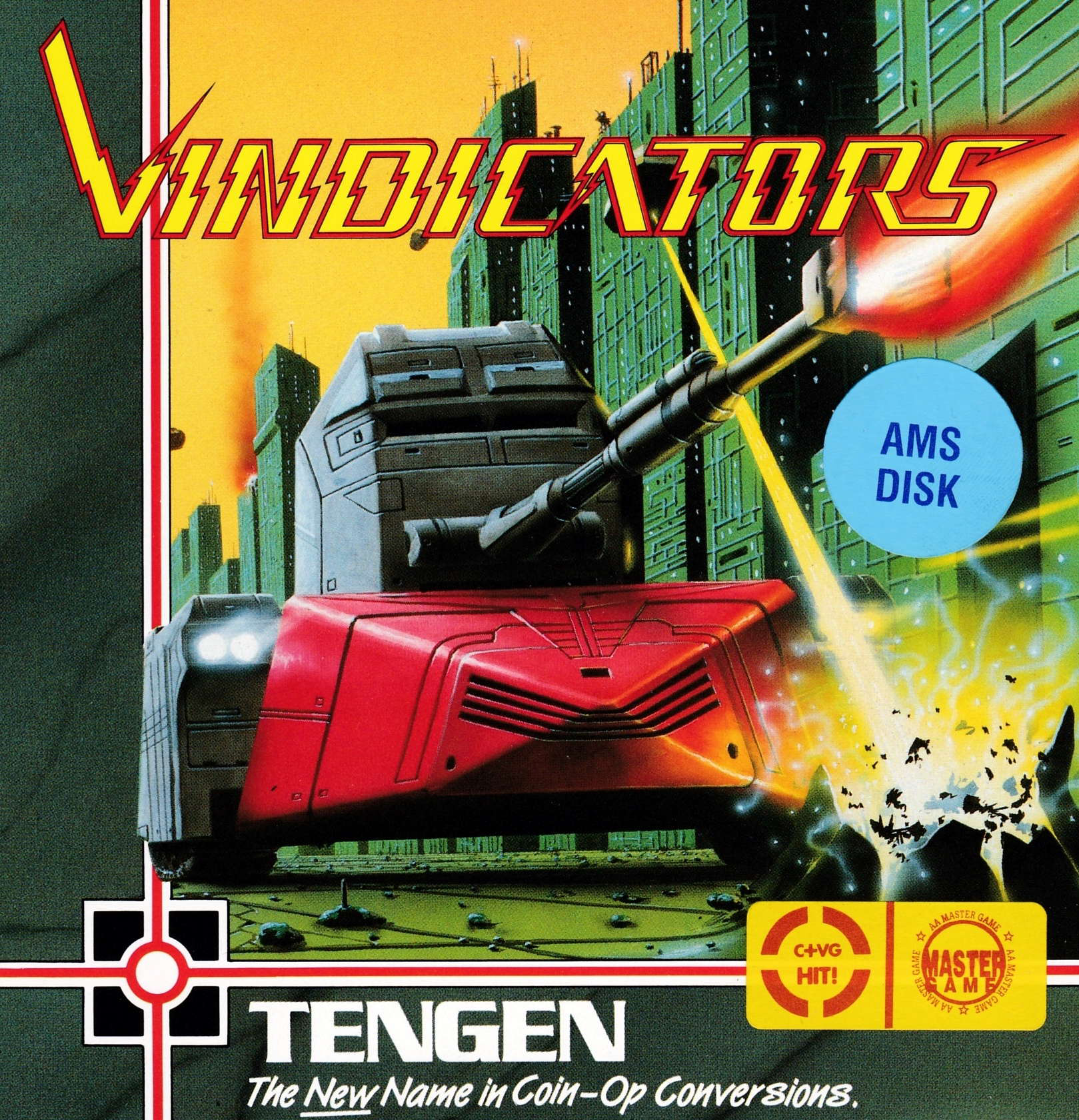cover of the Amstrad CPC game Vindicators  by GameBase CPC