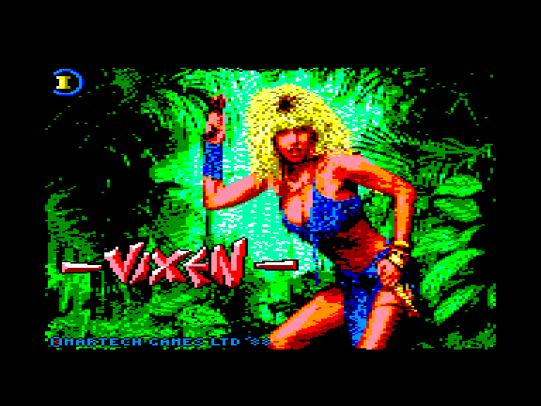 screenshot of the Amstrad CPC game Vixen by GameBase CPC