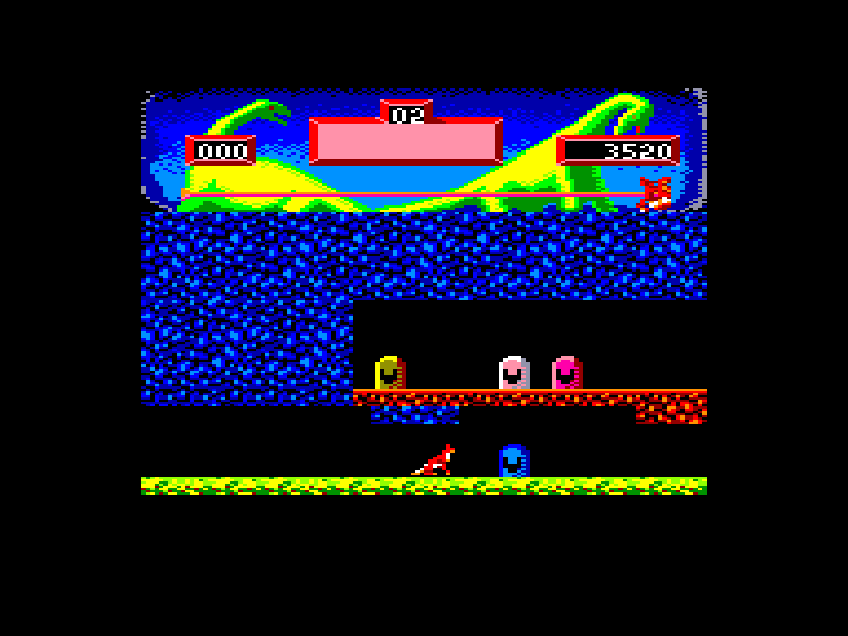 screenshot of the Amstrad CPC game Vixen by GameBase CPC