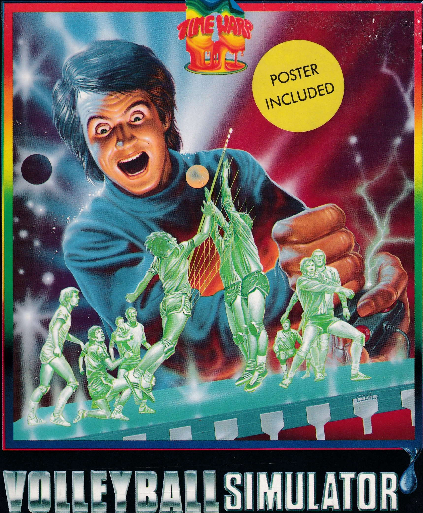 screenshot of the Amstrad CPC game Volleyball simulator (the) by GameBase CPC