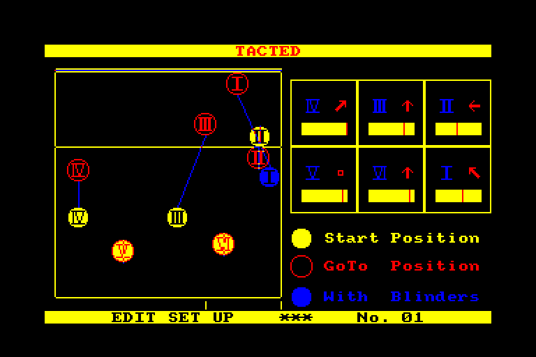 screenshot of the Amstrad CPC game Volleyball simulator (the) by GameBase CPC