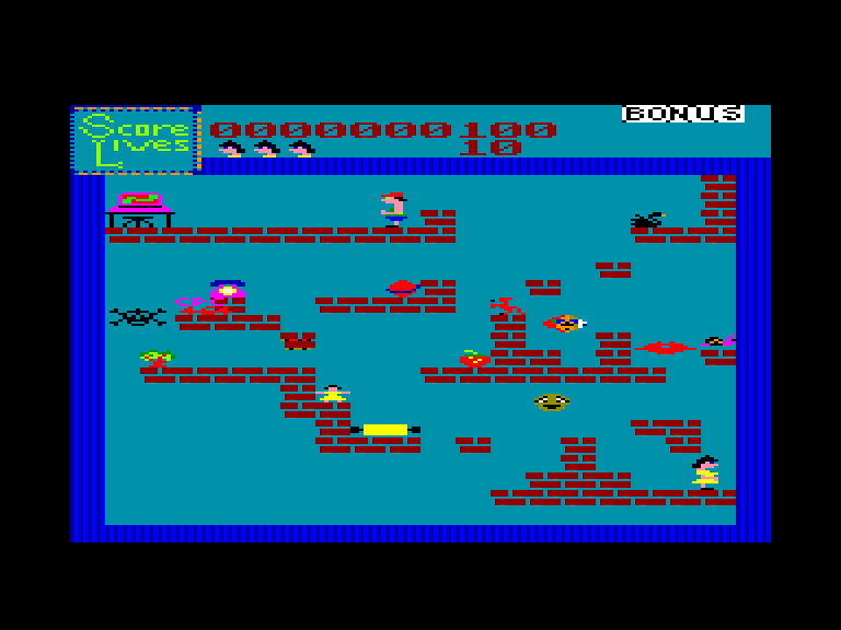 screenshot of the Amstrad CPC game Voodoo Rage by GameBase CPC