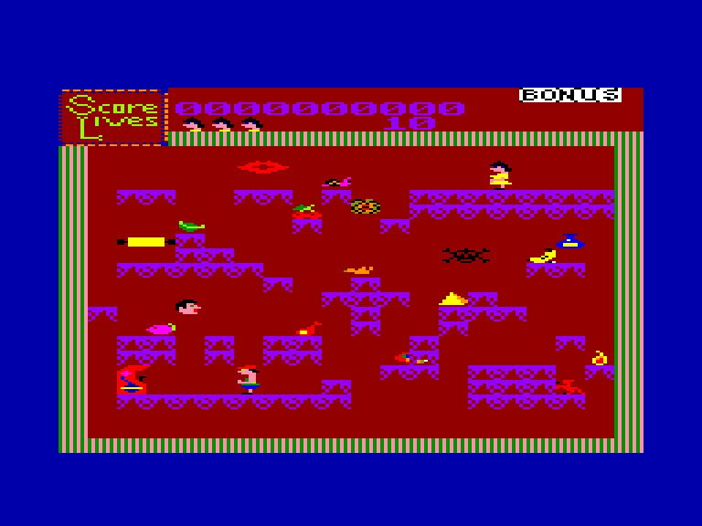 screenshot of the Amstrad CPC game Voodoo Rage by GameBase CPC