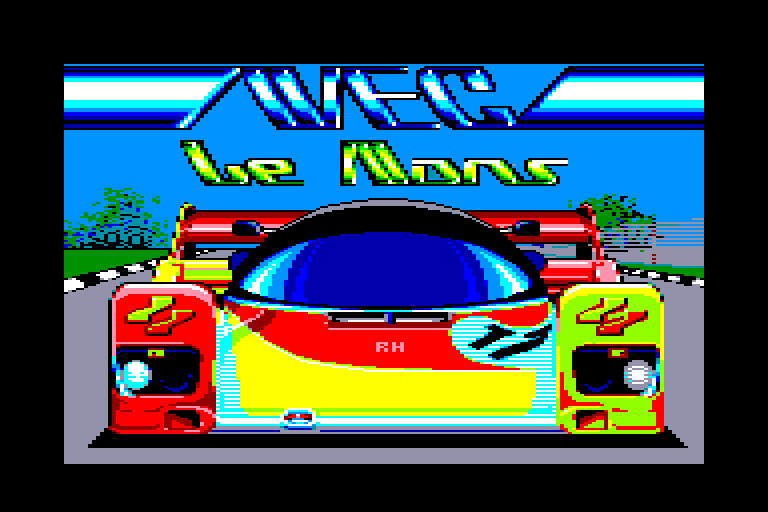 screenshot of the Amstrad CPC game Wec Le Mans by GameBase CPC
