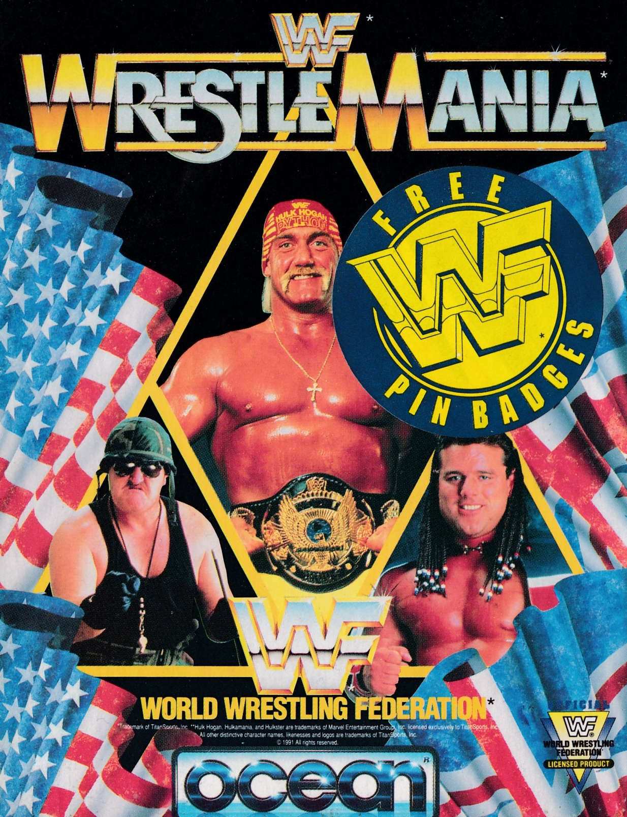 cover of the Amstrad CPC game WWF Wrestlemania  by GameBase CPC