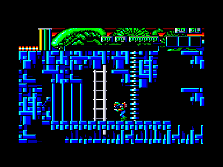 screenshot of the Amstrad CPC game War machine by GameBase CPC