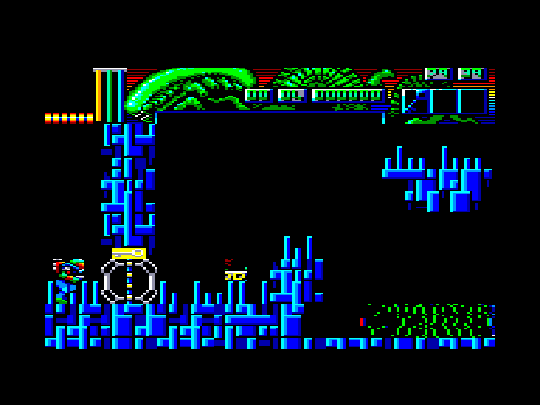screenshot of the Amstrad CPC game War machine by GameBase CPC
