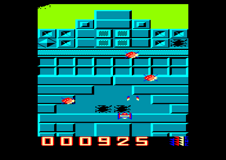 screenshot of the Amstrad CPC game Warhawk by GameBase CPC