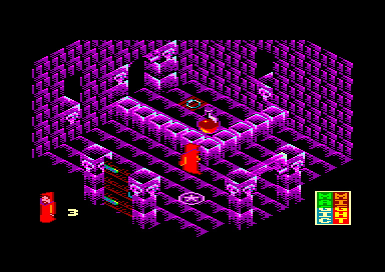 screenshot of the Amstrad CPC game Warlock by GameBase CPC