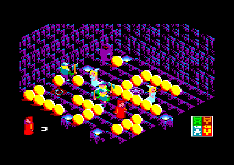 screenshot of the Amstrad CPC game Warlock by GameBase CPC