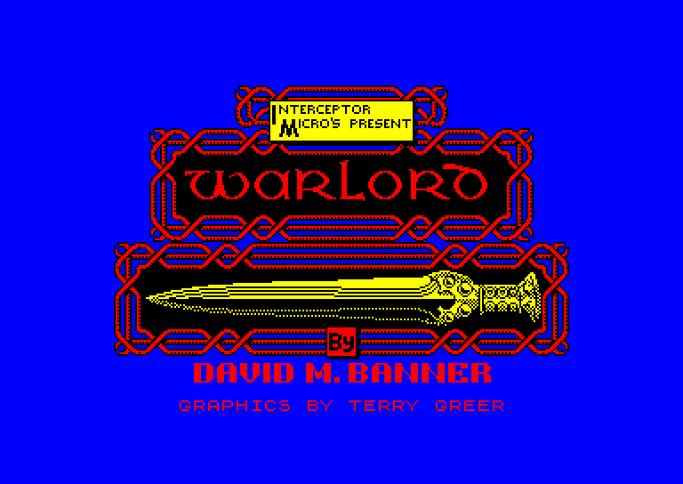 screenshot of the Amstrad CPC game Warlord by GameBase CPC