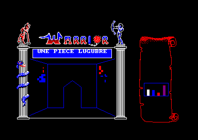 screenshot of the Amstrad CPC game Warrior by GameBase CPC