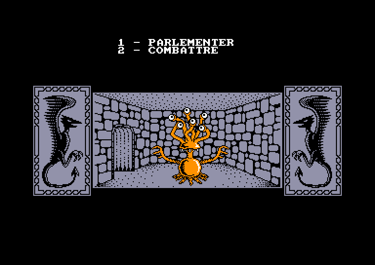 screenshot of the Amstrad CPC game Warrior+ by GameBase CPC