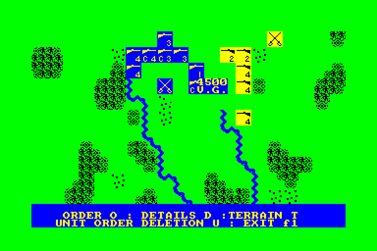 screenshot of the Amstrad CPC game Waterloo by GameBase CPC