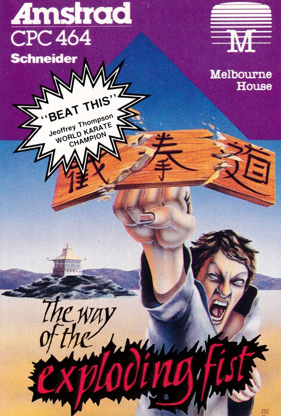 screenshot of the Amstrad CPC game Way of the exploding fist (the) by GameBase CPC