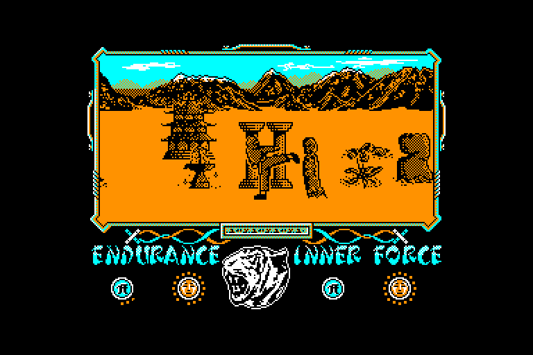 screenshot of the Amstrad CPC game Way of the tiger (the) by GameBase CPC