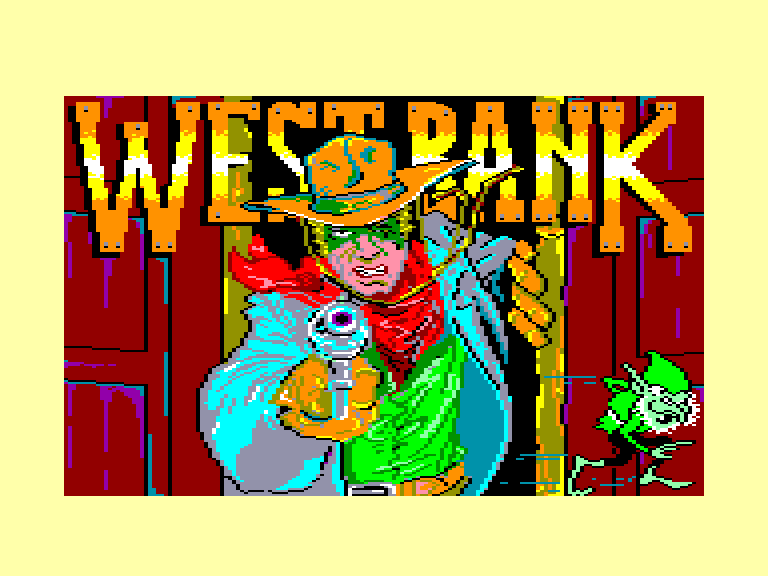 screenshot of the Amstrad CPC game West Bank by GameBase CPC