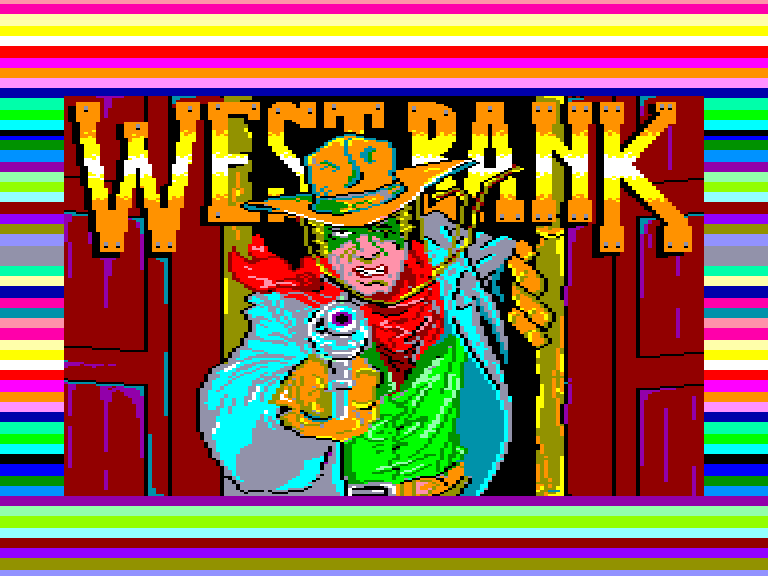 screenshot of the Amstrad CPC game West Bank by GameBase CPC