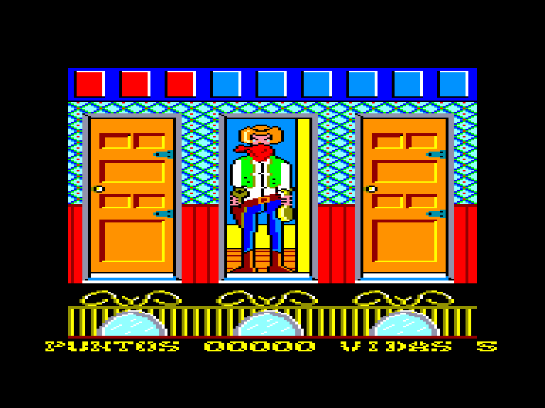 screenshot of the Amstrad CPC game West Bank by GameBase CPC