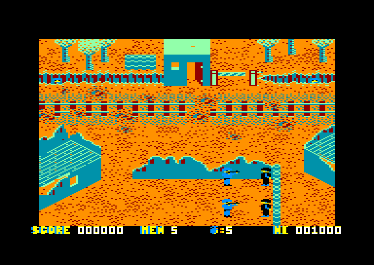 screenshot of the Amstrad CPC game Who Dares Wins II by GameBase CPC
